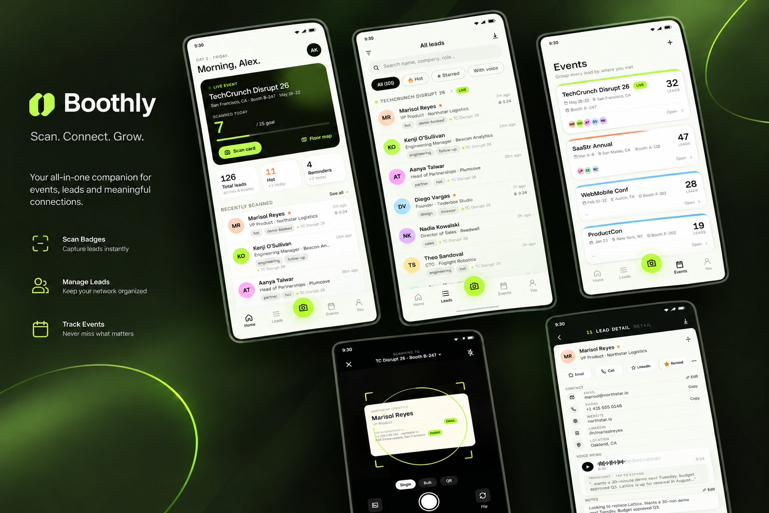 Boothly — Events & Lead Capture Mobile App Development by VeltrexLabs
